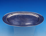 Edward H. Breese Arts and Crafts Sterling Silver Tray Oval Hammered #96 (#7673)