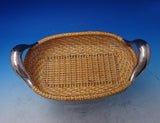 Hammerle Munchen German Sterling Silver Wicker Basket Handwrought Handle (#7185)