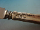 Lap Over Edge Acid Etched by Tiffany Sterling Silver Dinner Knife w/ Grouse
