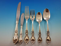 Alexandra by Lunt Sterling Silver Flatware Set for 8 Service 51 pieces