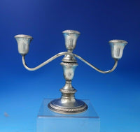 Gadroon by Schweitzer Silver Co Sterling Silver Candelabra Pair c.1940 (#5842)