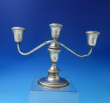 Gadroon by Schweitzer Silver Co Sterling Silver Candelabra Pair c.1940 (#5842)