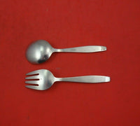 Towle Sterling Silver Baby Set 2pc 4" Fork Spoon Infant Heirloom Silverware