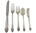 Canterbury Bell by Lunt Sterling Silver Flatware Set Service 46 Pieces