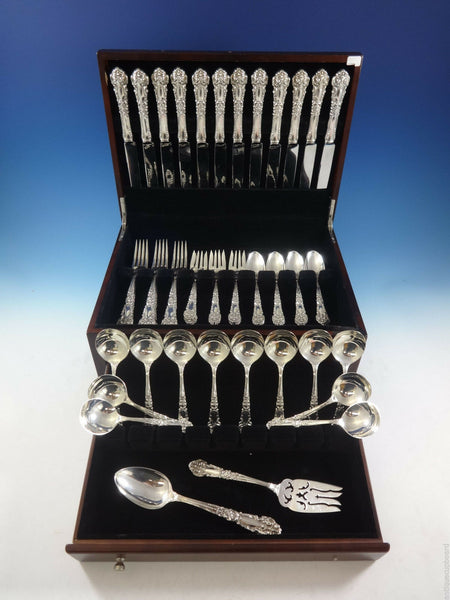 French Renaissance by Reed & Barton Sterling Silver Flatware Dinner Set 62 Pcs