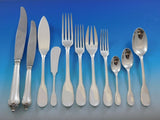 Noailles by Puiforcat French Sterling Silver Flatware Set Dinner Service 135 pcs