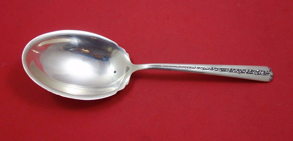 Rambler Rose by Towle Sterling Silver Berry Spoon 9 1/8"