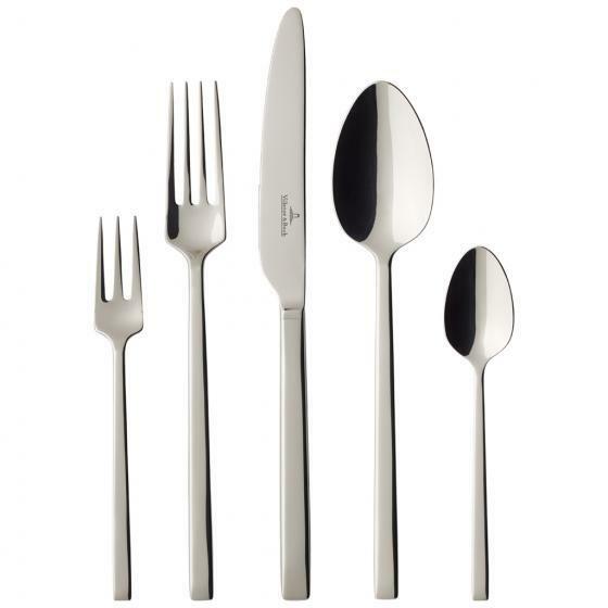 La Classica   Stainless Steel Flatware Set Service 8 New 40 Pcs