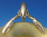 Whiting Sterling Silver Soup Tureen On Pedestal with 3-D Lobsters #280 (#0745)