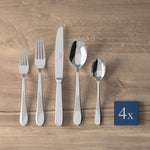Oscar by Villeroy & Boch Stainless Steel Flatware Set 20 Pieces - New