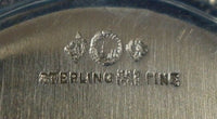 Baltimore Rose by Schofield Sterling Silver Butter Pat #404 3 1/2" (#2862)