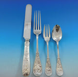 Japanese by Tiffany Co Sterling Silver Flatware Set Service 108 pc Audubon Birds