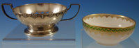 Cloeta by Meriden Britannia Co Sterling Silver Bouillon Cup Limoges Liner #2826