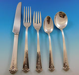 Worthington Severn by Kirk Stieff Sterling Silver Flatware Set 12 Service 64 pcs