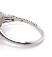 18k White Gold 5 Carat Asscher Cut Pink Genuine Natural Tourmaline Ring (#J5613)