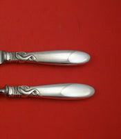 Dolphin by Frigast Sterling Silver Roast Carving Set 2pc HH WS Knife 12"