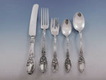 Brides Bouquet by Alvin Silverplate Vintage Flatware Set For 8 Service 43 Pcs