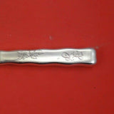 Lap Over Edge Acid Etched by Tiffany Sterling Silver Dinner Knife Maple Leaves