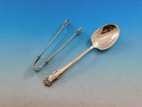 English Shell by Lunt Sterling Silver Flatware Set Service 84 pcs M Monogram