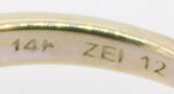 14k White Gold 1/2ct Genuine Natural Diamond Ring Band (#J3926)