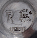 Juvento Lopez Reyes Mexican Sterling Silver Wine Goblet 4 1/4" Tall (#3107)