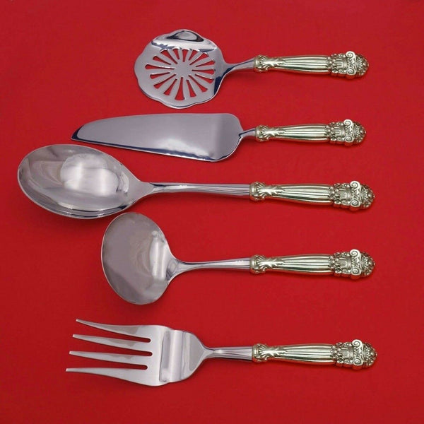 Georgian by Towle Sterling Silver Thanksgiving Serving Set 5pc Custom Made