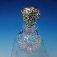 Cluny by Gorham Sterling Silver Perfume Bottle Crystal #B1V 5 3/4" Tall (#3135)