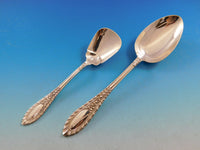 Gadroonette by Manchester Sterling Silver Flatware Set for 12 Service 108 pieces