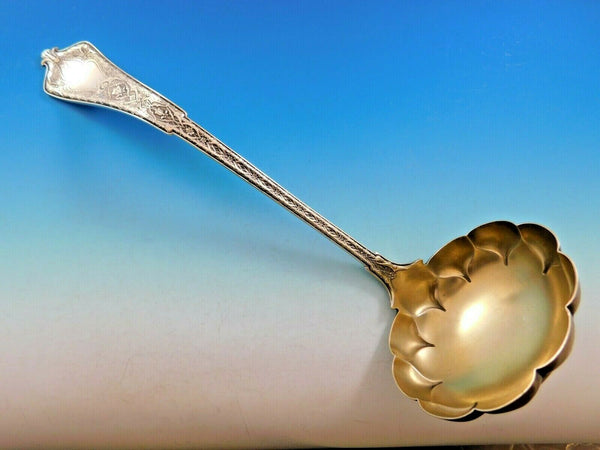 Persian by Tiffany and Co Sterling Silver Soup Ladle Fluted GW Frosted 13"