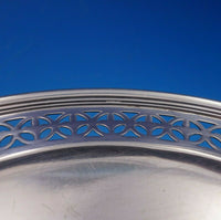 Tiffany and Co Sterling Silver Tray Round with Pierced Edge #17266-1301 (#4705)