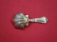 Philippe Berthier French Sterling Silver Tea Caddy Spoon vermeil & engine 3 3/4"