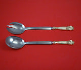 Georgian by Towle Sterling Silver Salad Serving Set Modern Custom Made 10 1/2"