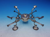 Georgian English Sterling Silver Adjustable Warming Stand with Burner (#4205)