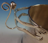 Emilia Castillo Mexico Silverplate Ice Bucket Set 2pc with Monkey Motif (#2695)