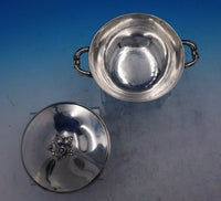 French .950 Silver Vegetable Bowl Covered Round with 3-D Pomegranate (#3906)