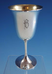 Moezik Sterling Silver Goblet Gold Washed Interior 6 7/8" Tall #291 (#1543)