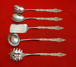 Les Six Fleurs by Reed & Barton Sterling Silver Hostess Set 5pc HHWS  Custom