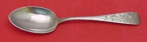 Brite-Cut by Unknown Sterling Silver Serving Spoon 8 1/4"