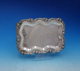 Water Lily by Camusso Peruvian Sterling Silver Business Card Tray (#4694)