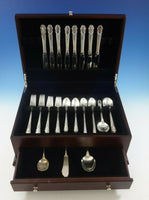 Bridal Veil by International Sterling Silver Flatware Set 8 Service 51 Pieces