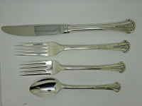 Adamas by Kirk Stieff Sterling Silver 4-pc Place Setting set w/ Diamonds Scarce