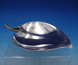 Tiffany and Co Sterling Silver Candy Dish Leaf Shape Ball Feet #25053 (#6818)