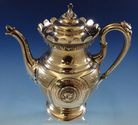 Medallion by Reed & Barton Silverplate Coffee Pot 8 1/2" x 8 3/4" #2044 (#2650)