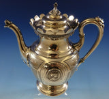 Medallion by Reed & Barton Silverplate Coffee Pot 8 1/2" x 8 3/4" #2044 (#2650)