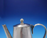 Mexican .900-.1000 Silver Tea Pot Individual Size 4" Tall x 4 3/4" (#3846)