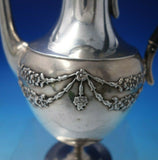 Montezuma by Shiebler Sterling Silver Demitasse Pot w/Ebony Handle #9248 (#5620)