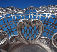 William Comyns English Victorian Sterling Silver Candy Dish Footed Ribbons #6456