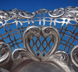William Comyns English Victorian Sterling Silver Candy Dish Footed Ribbons #6456