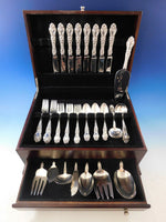 Lily by Frank Whiting Sterling Silver Flatware Service for 8 Set 48 pcs Floral