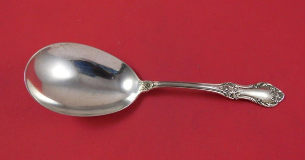 Wild Rose by International Sterling Silver Berry Spoon Ovoid 8 7/8"
